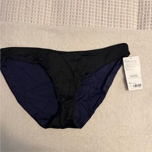 Athleta Reversible Swim Bottoms in Black and Navy